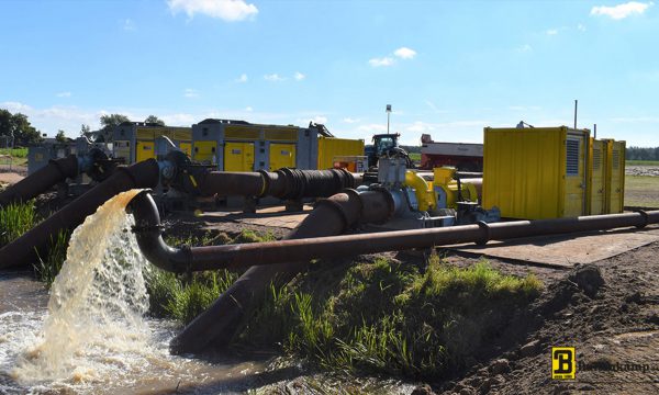 3 pompen en een verzamelleiding in opdracht van Fuhler BV Nieuwe Balinge